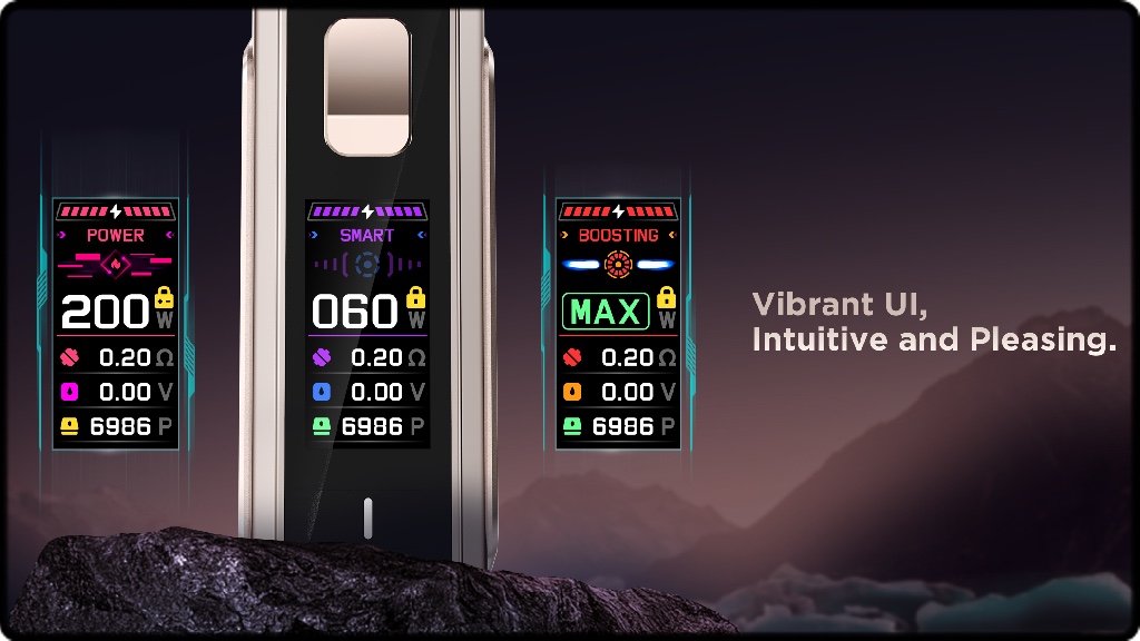 L'écran TFT et le chipset AS Chip 4 de la box Legend 3